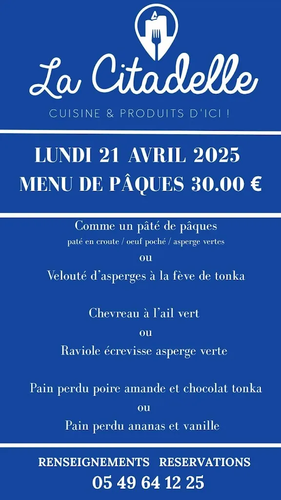 Menu_La Citadelle_Parthenay_image_1