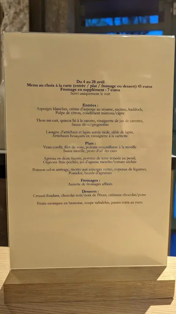 Menu_Restaurant L'Amélyss_Grenoble_image_1
