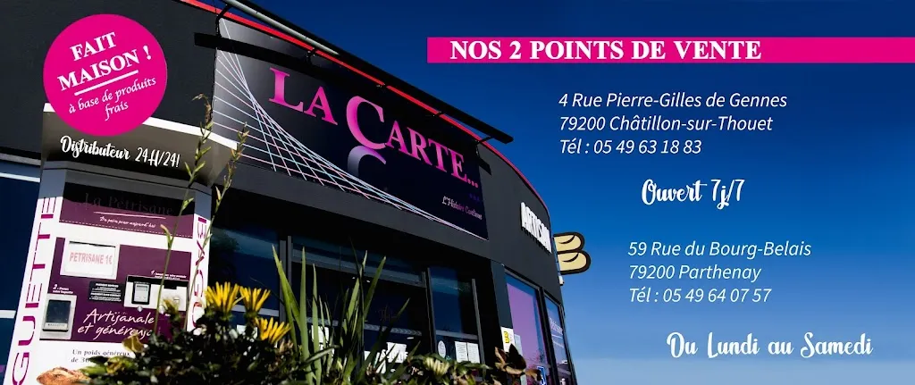 La Carte restaurant in Châtillon-sur-Thouet