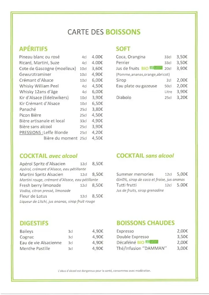 Menu_Auberge La Boucholière_Parthenay_image_3