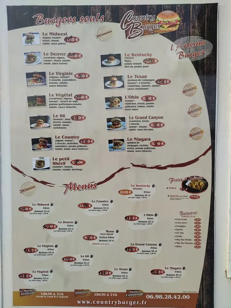 Menu_Country Burger_Chauvigny_image_1