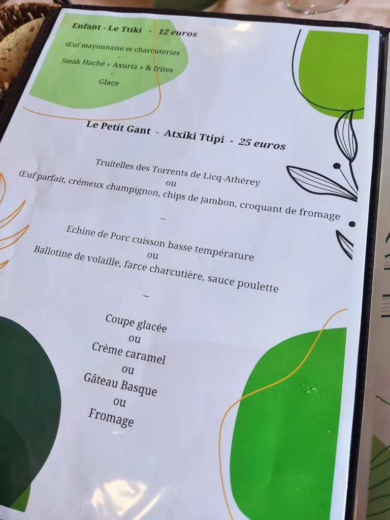 Menu_Le Chistéra_Ordiarp_image_1