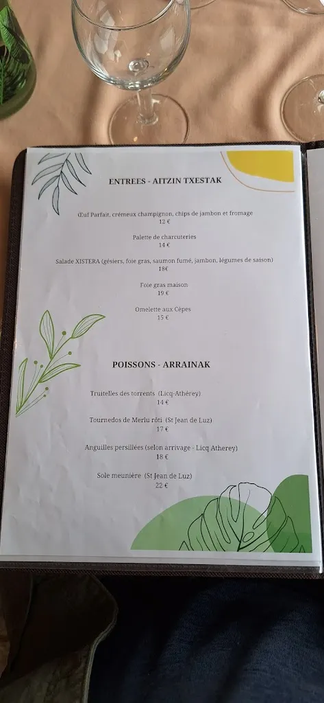 Menu_Le Chistéra_Ordiarp_image_3