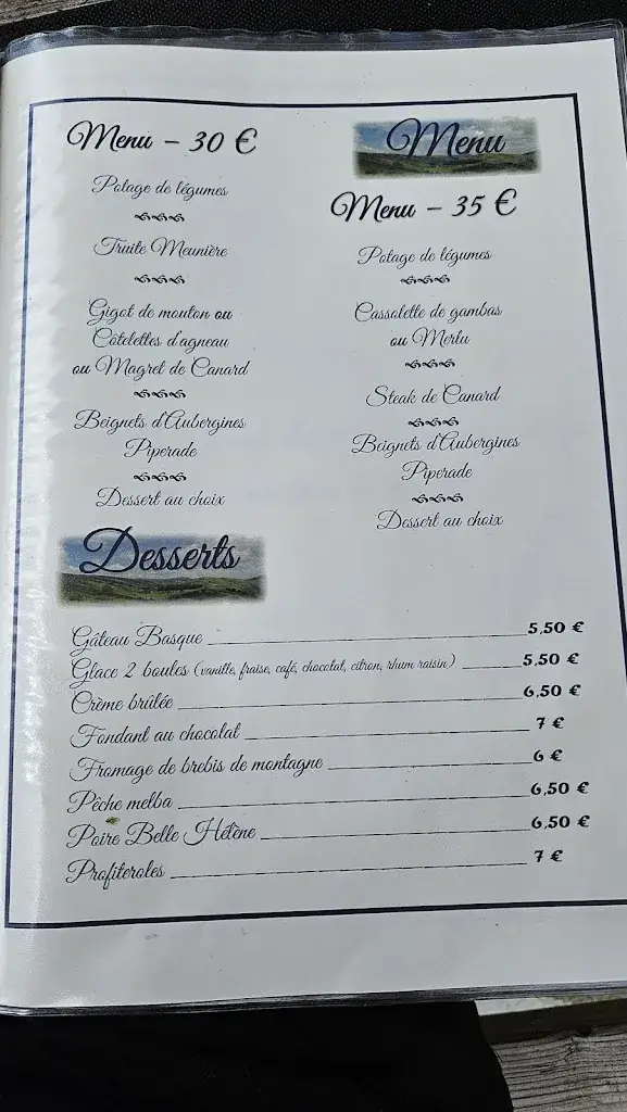 Menu_Auberge d'Ahusquy_Aussurucq_image_1