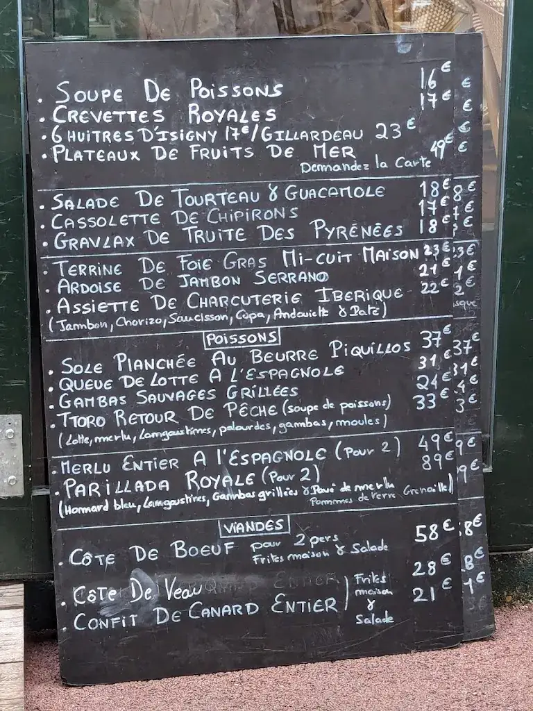 Menu_Restaurant Arraina La Table Marine_Ciboure_immagine_3