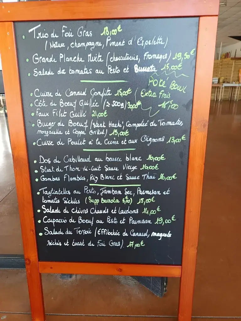 Menu_Restaurant bar Clairac plage_Clairac_image_3