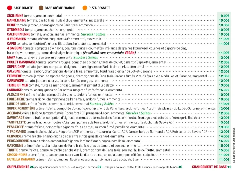 Menu_DÉLICES PIZZAS_Clairac_image_1