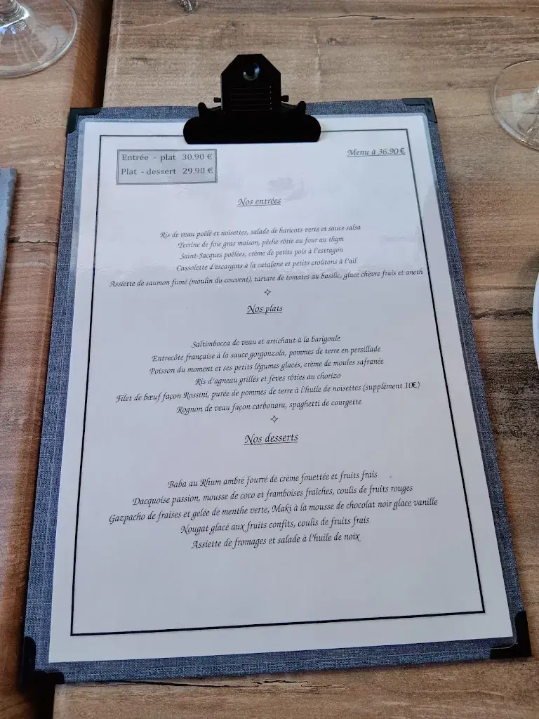 Menu_La Petite Auberge_Châtellerault_image_4