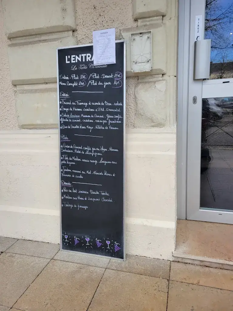 Menu_l'Entracte restaurant_Châtellerault_image_1