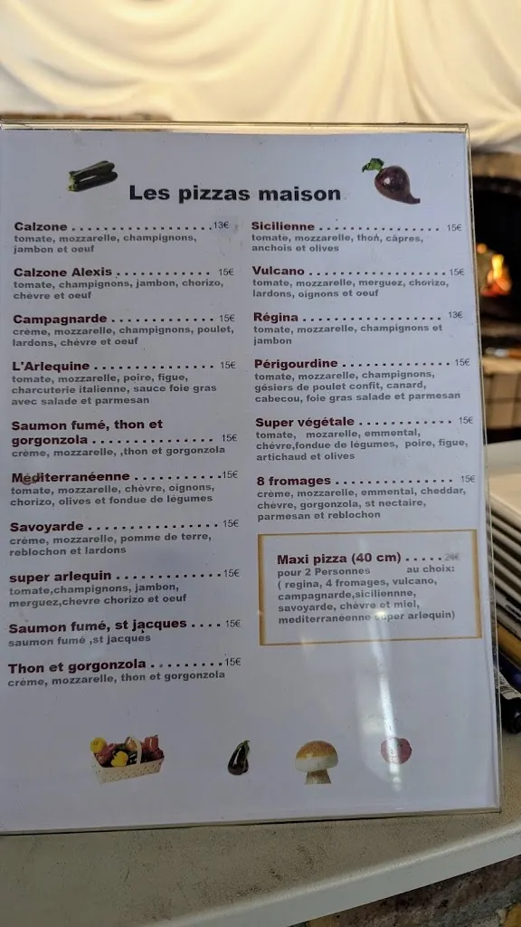 Menu_Restaurant Arlequin_Châtellerault_image_1