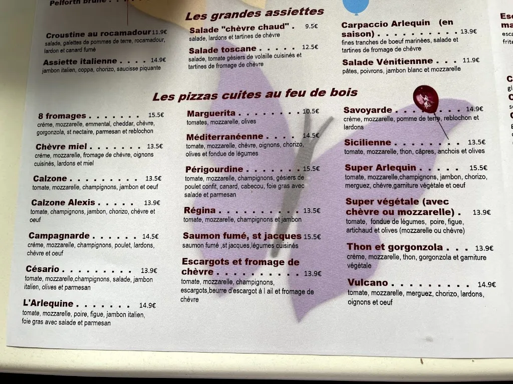Menu_Restaurant Arlequin_Châtellerault_image_4