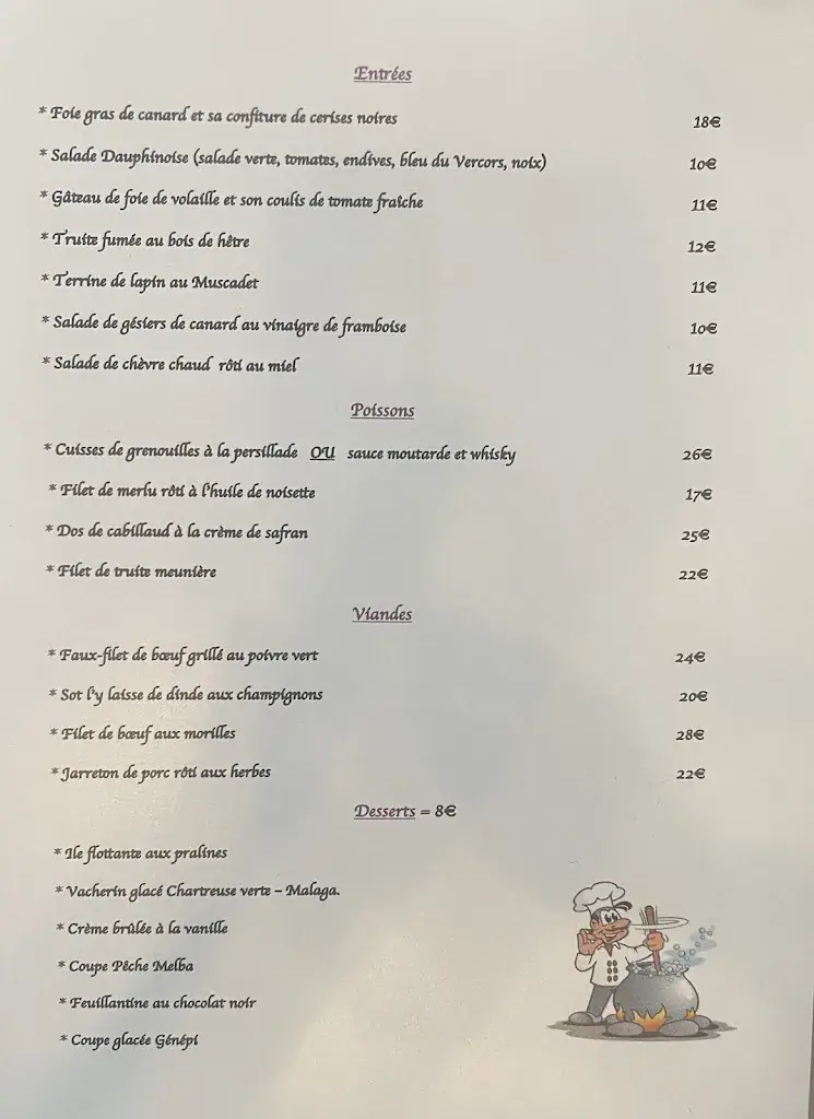 Menu_Restaurant La Marmite Dauphinoise_Grenoble_image_1
