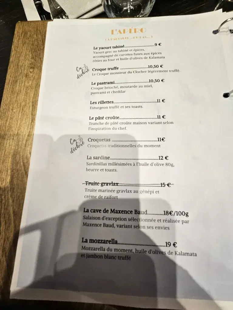 Menu_Restaurant Le Clocher_Annecy_image_4
