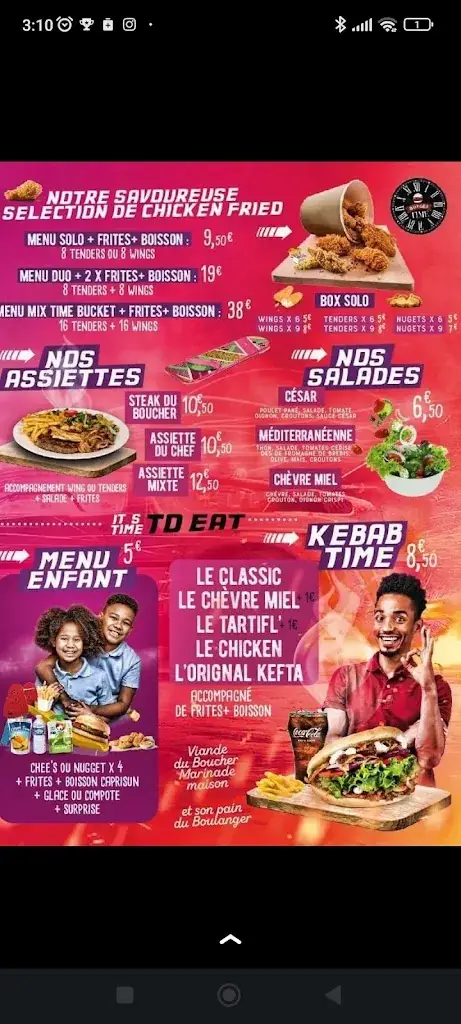 Menu_BURGER TIME_Châtellerault_image_1