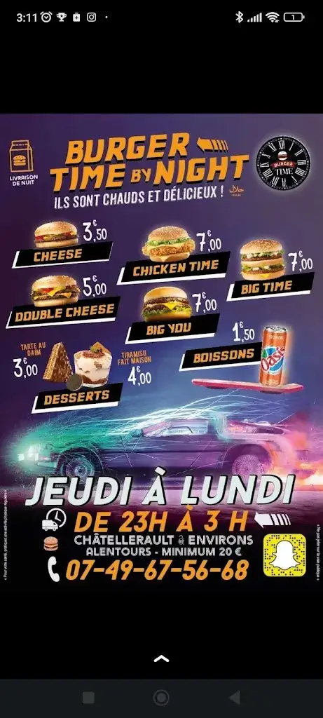 Menu_BURGER TIME_Châtellerault_image_3