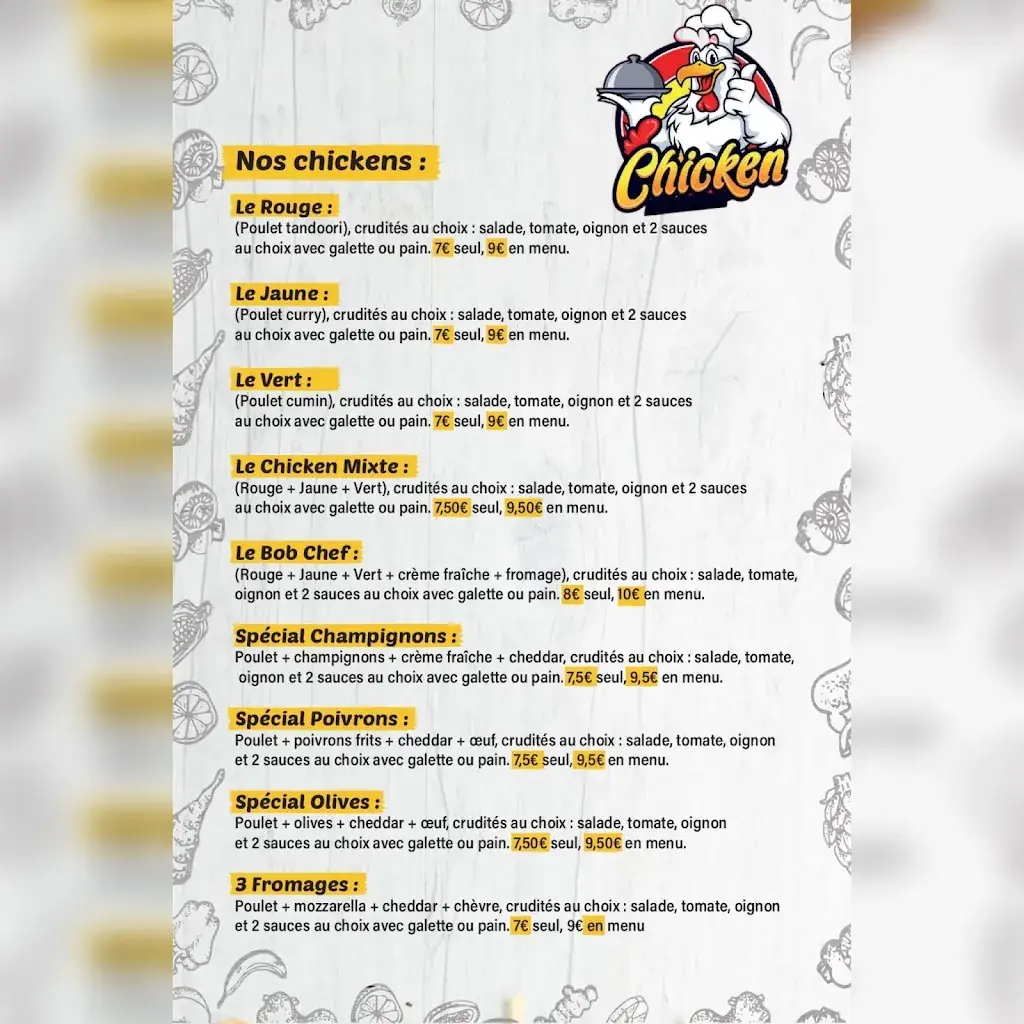 Menu_Mc délice 86 chez Samir Et bachir_Châtellerault_image_2