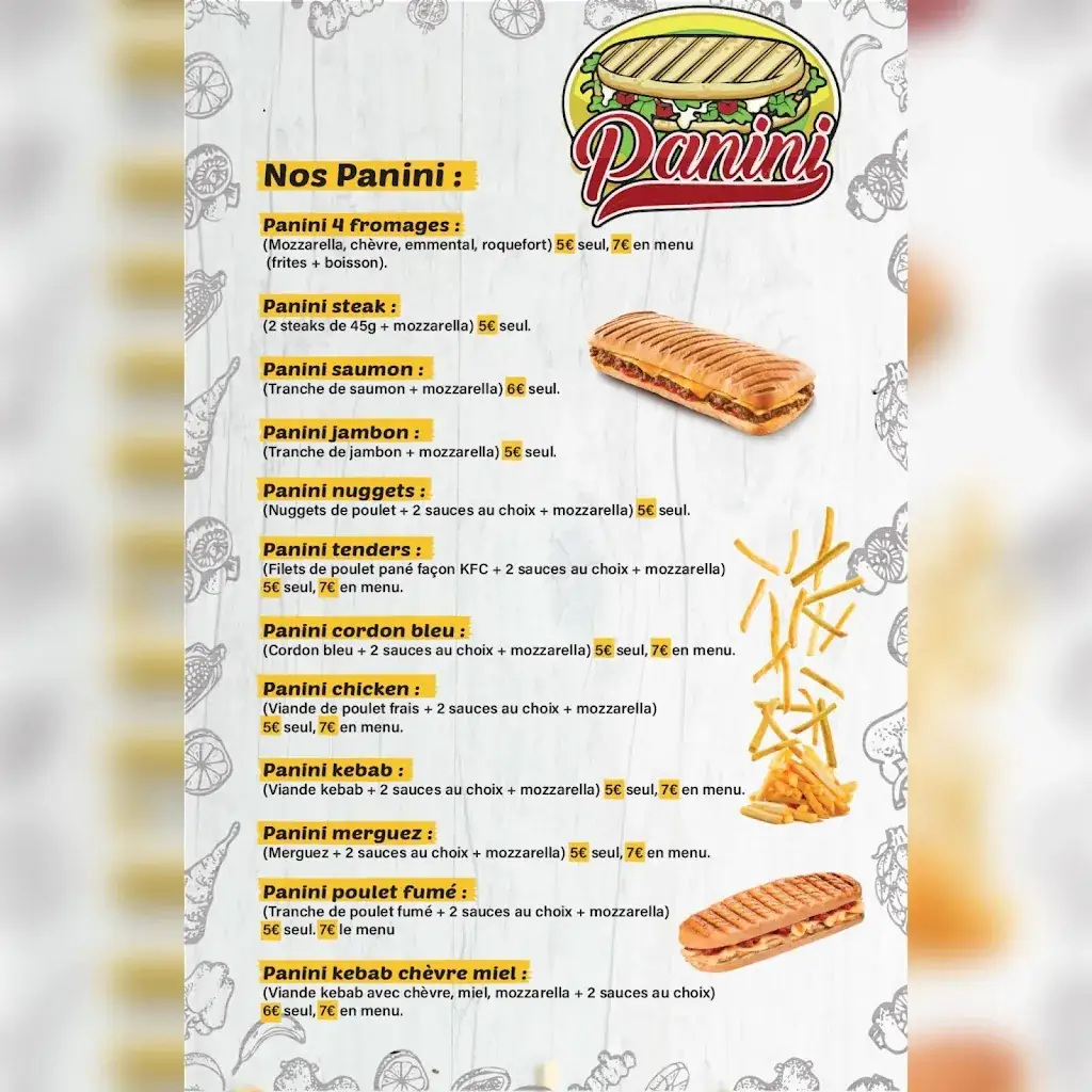 Menu_Mc délice 86 chez Samir Et bachir_Châtellerault_image_4