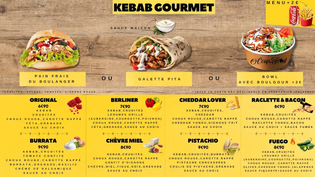 Menu_Au coup de food ( burger gourmet, tacos & kebab )_Châtellerault_image_1