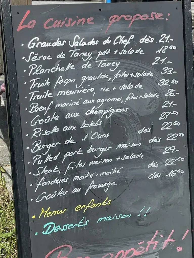Menu_Auberge - Refuge La Vouivre_Vouvry_image_2