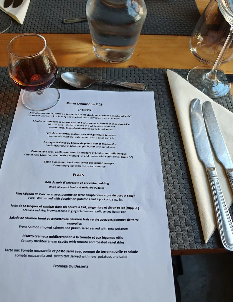 Menu_Auberge de la Vallée de la Gorre_Saint-Auvent_image_1