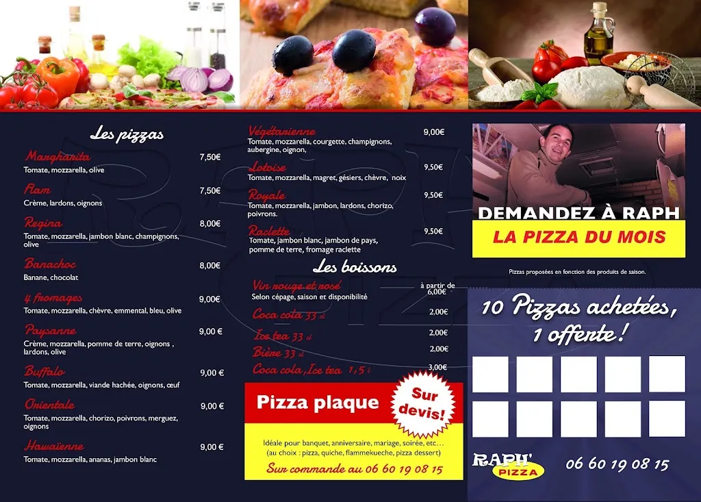 Menu_raph' pizza_Cognac-la-Forêt_immagine_1