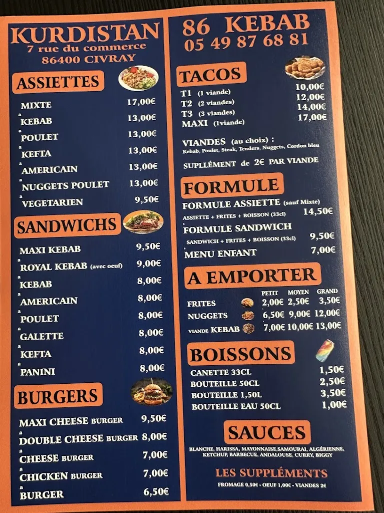 Menu_Kurdistan Kebab_Civray_image_1