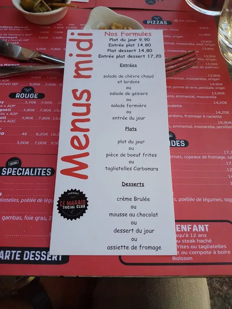 Menu_Marais Social Club_Coulon_immagine_4
