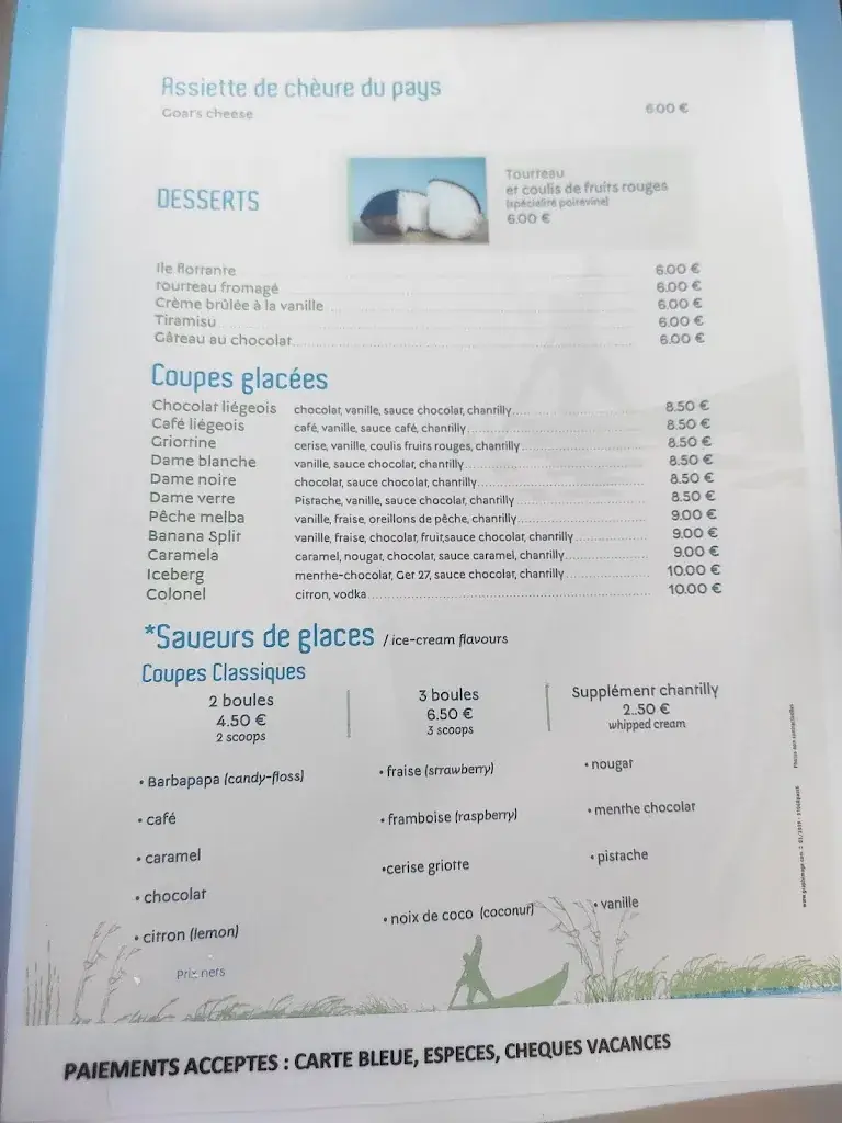 Menu_Café de L'Escale_Coulon_image_1