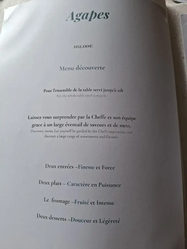 Menu_Restaurant La Chartreuse du Bignac_Saint-Nexans_image_1