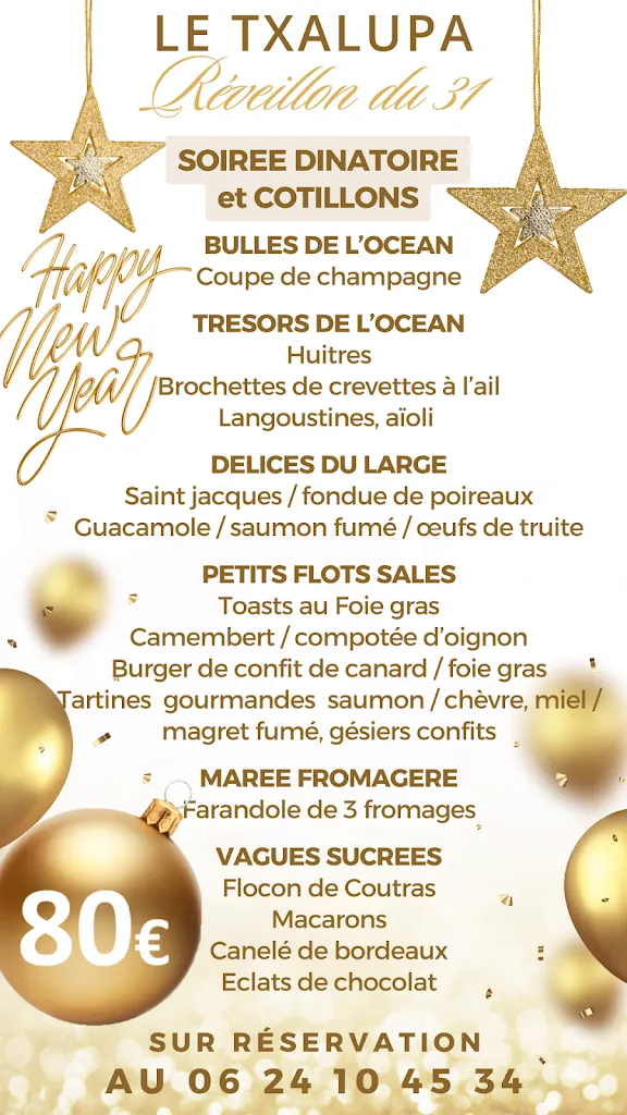 Menu_LE TXALUPA Bateau Restaurant_Coutras_image_2