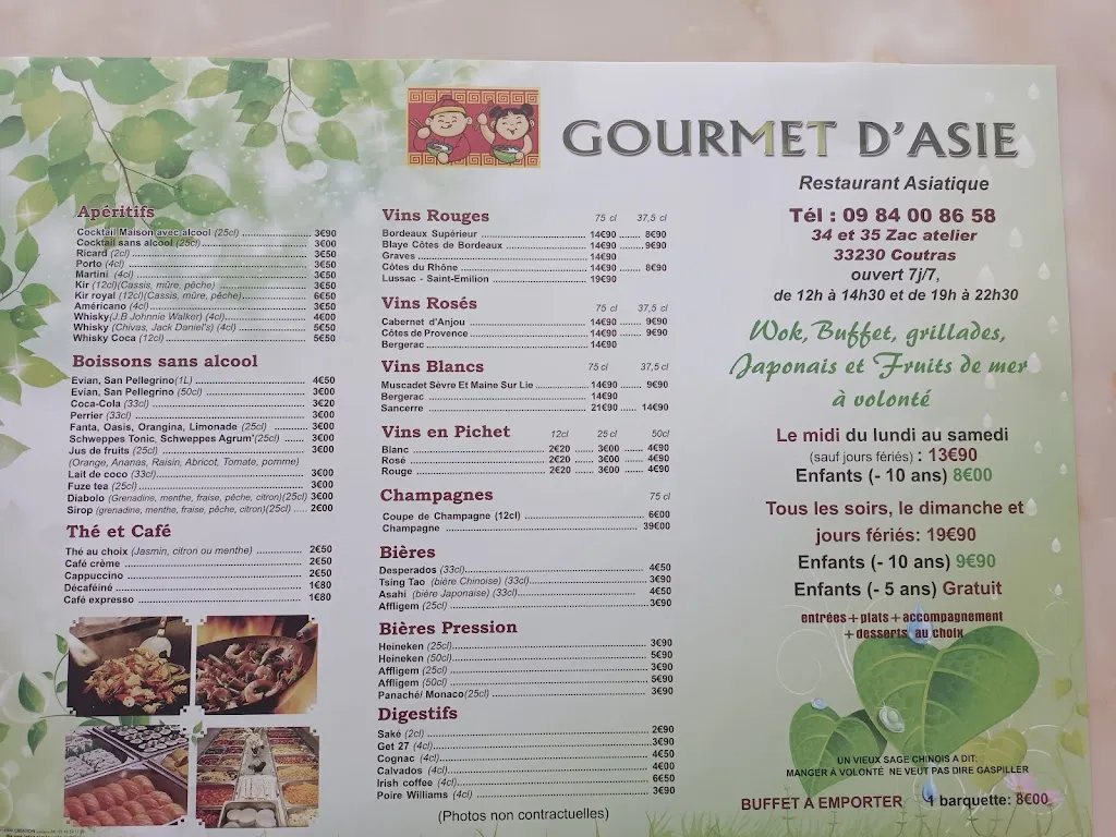 Menu_Gourmet D'Asie_Coutras_immagine_2