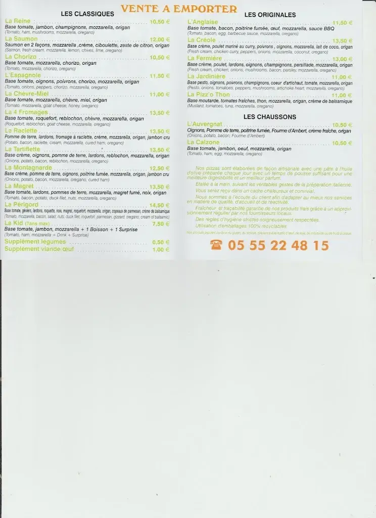 Menu_Family's Pizza_Cublac_image_1