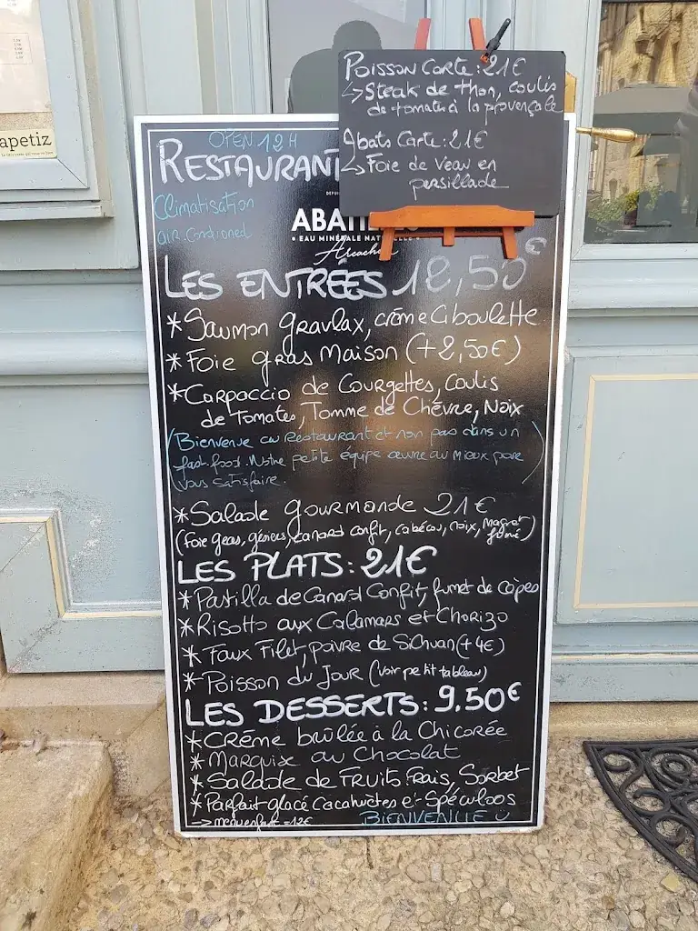 Menu_Restaurant Les Agapes_Terrasson-Lavilledieu_image_1