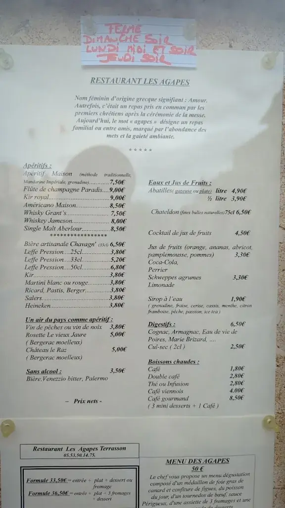 Menu_Restaurant Les Agapes_Terrasson-Lavilledieu_image_3