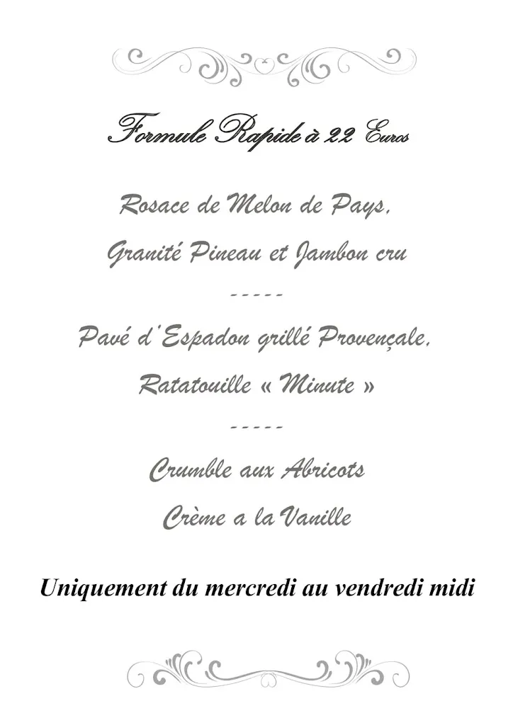 Menu_Restaurant le Presbytère_Épargnes_image_1