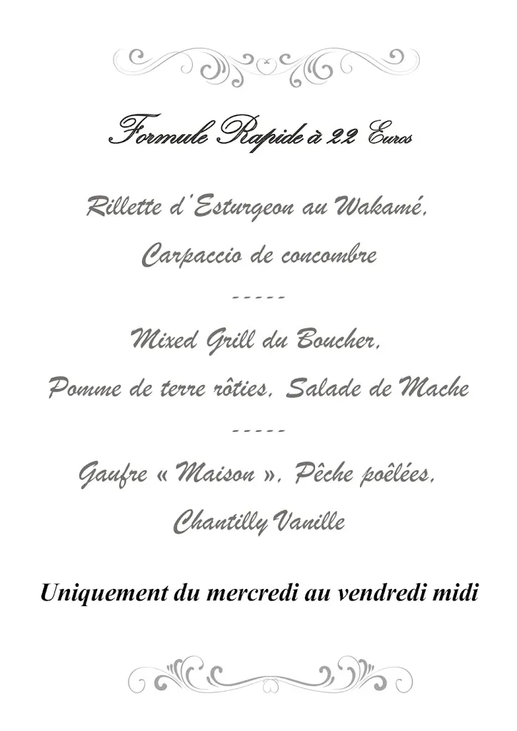 Menu_Restaurant le Presbytère_Épargnes_image_2