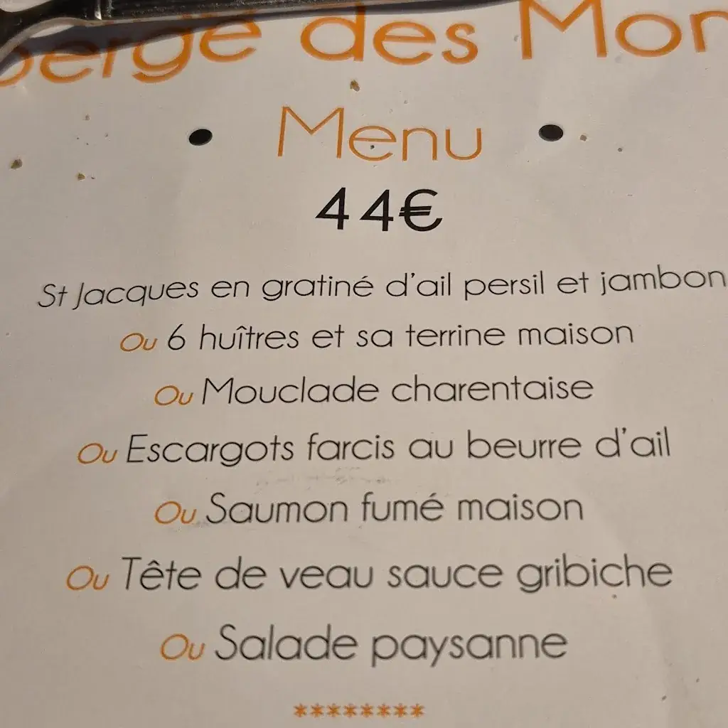 Menu_Auberge des Monards_Barzan_image_4