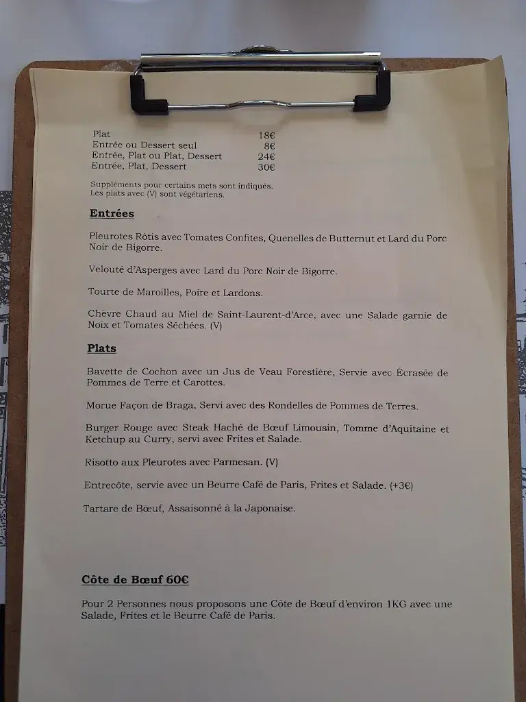 Menu_LE VIGNERON À TABLE_Saint-Laurent-d'Arce_image_2