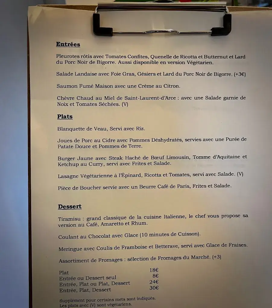 Menu_LE VIGNERON À TABLE_Saint-Laurent-d'Arce_image_3