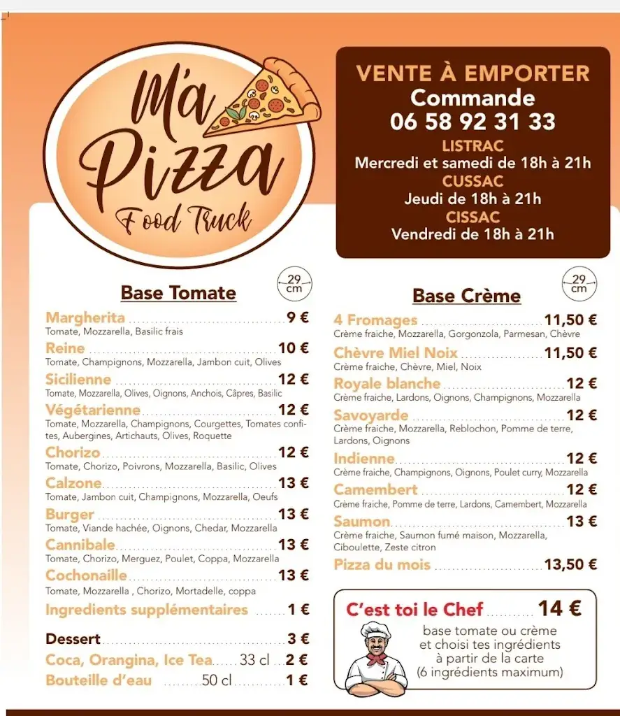 Menu_Ma pizza_Cussac-Fort-Médoc_image_1