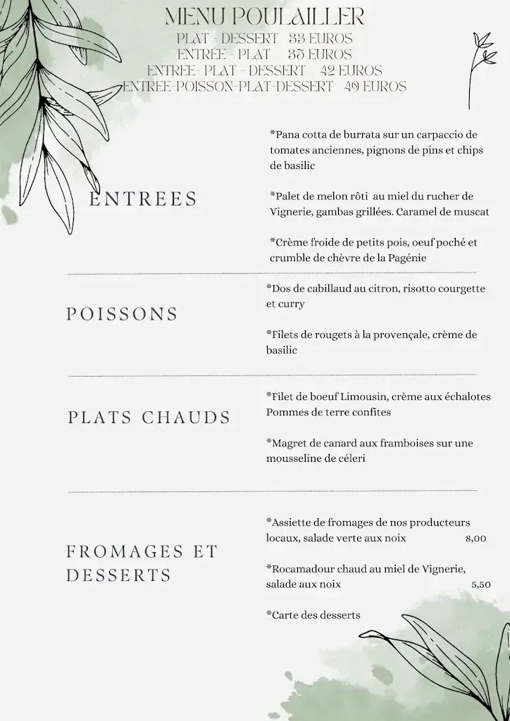 Menu_Le Relais de Gorre_Gorre_image_1