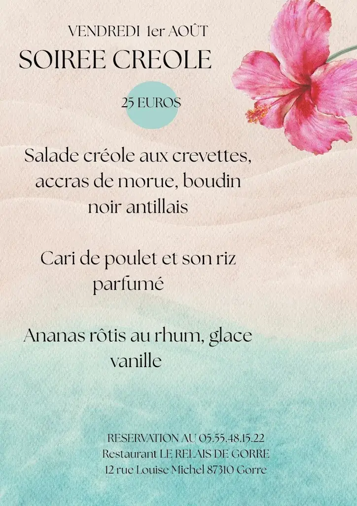 Menu_Le Relais de Gorre_Gorre_image_2
