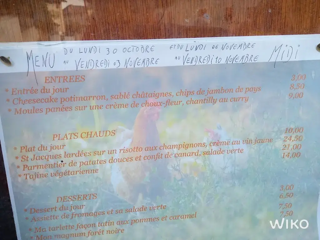Menu_Le Relais de Gorre_Gorre_image_3