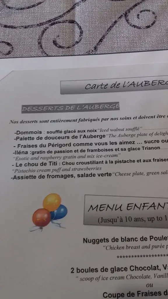 Menu_Auberge de la Rode_Domme_image_4