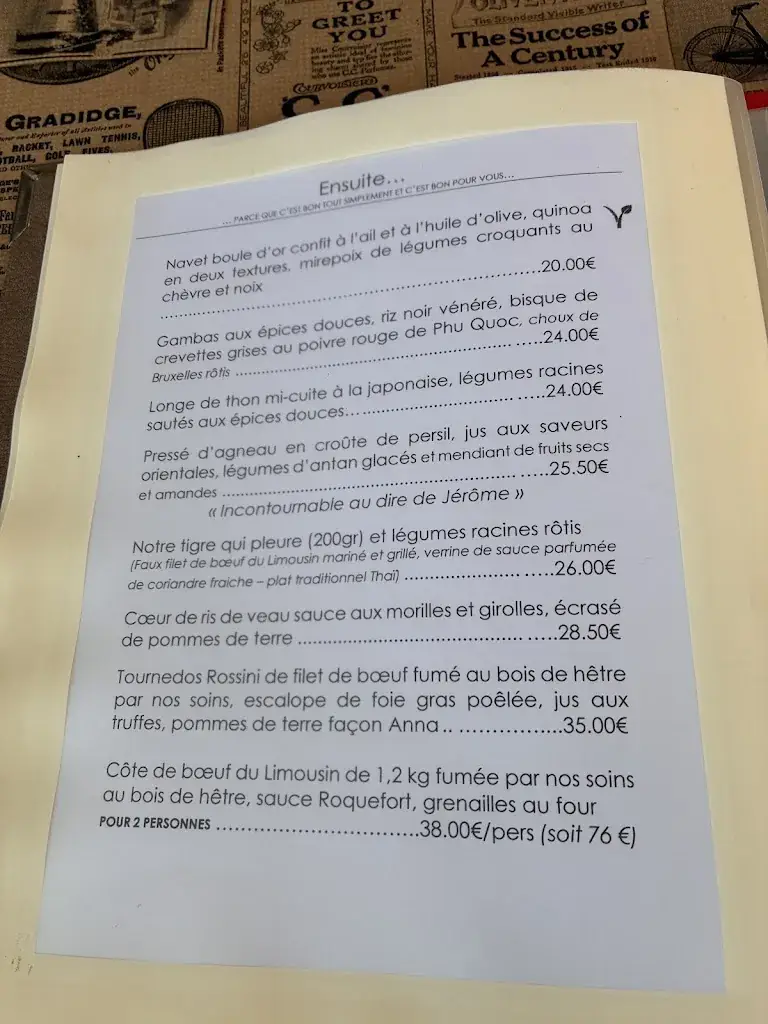 Menu_La Maison_Eyzies_image_3