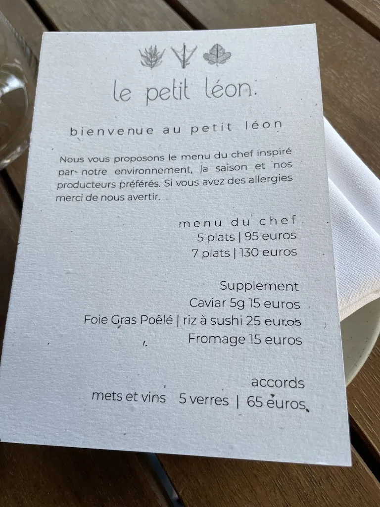 Menu_Le Petit Léon_Saint-Léon-sur-Vézère_image_2