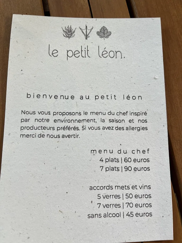 Menu_Le Petit Léon_Saint-Léon-sur-Vézère_image_3