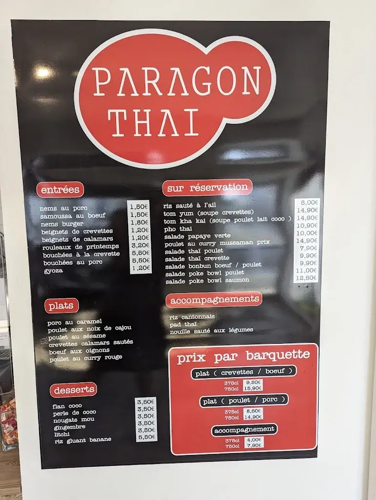 Menu_Paragon Thai_Dompierre-sur-Mer_image_1