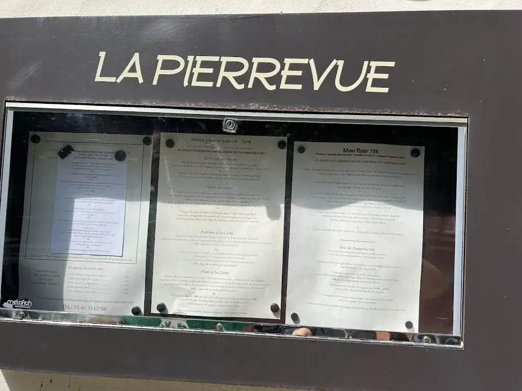 Menü_La PierreVue_Saint-Rogatien_Bild_1