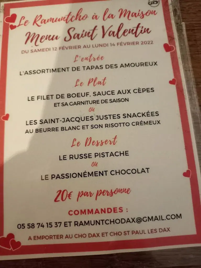 Menu_Le Ramuntcho_Dax_image_4